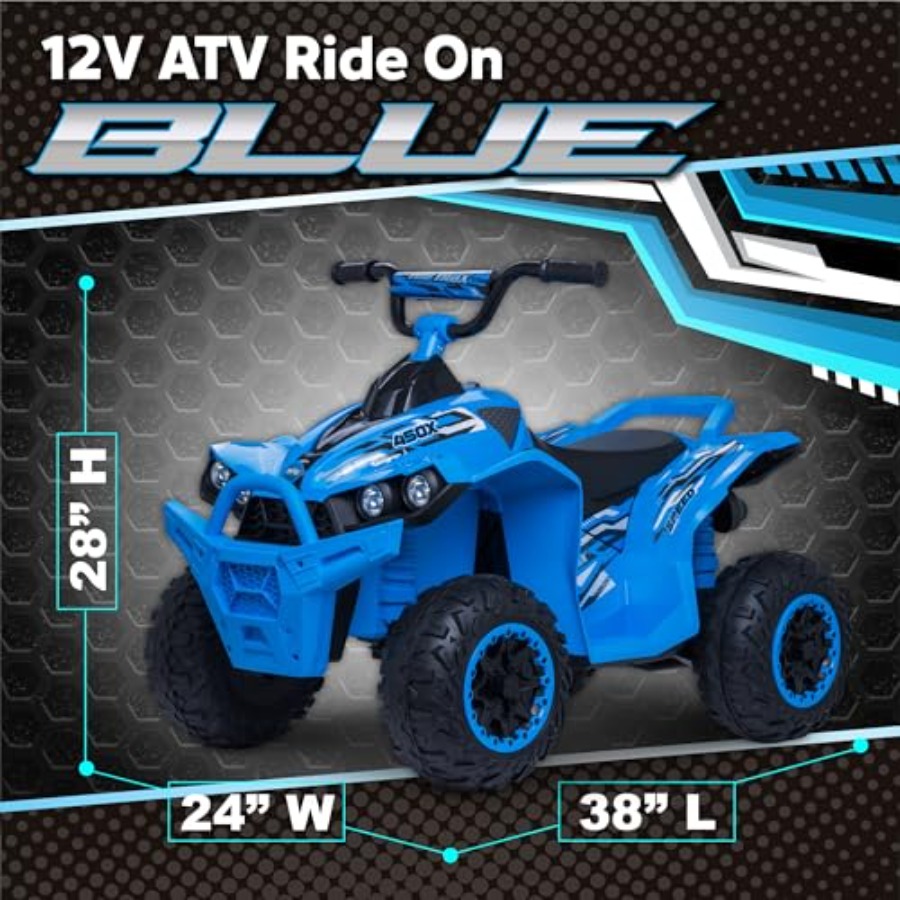 Kid Trax 12V Electric ATV - Bo – Kids Outdoor Electric Quad Bewertung und Preis