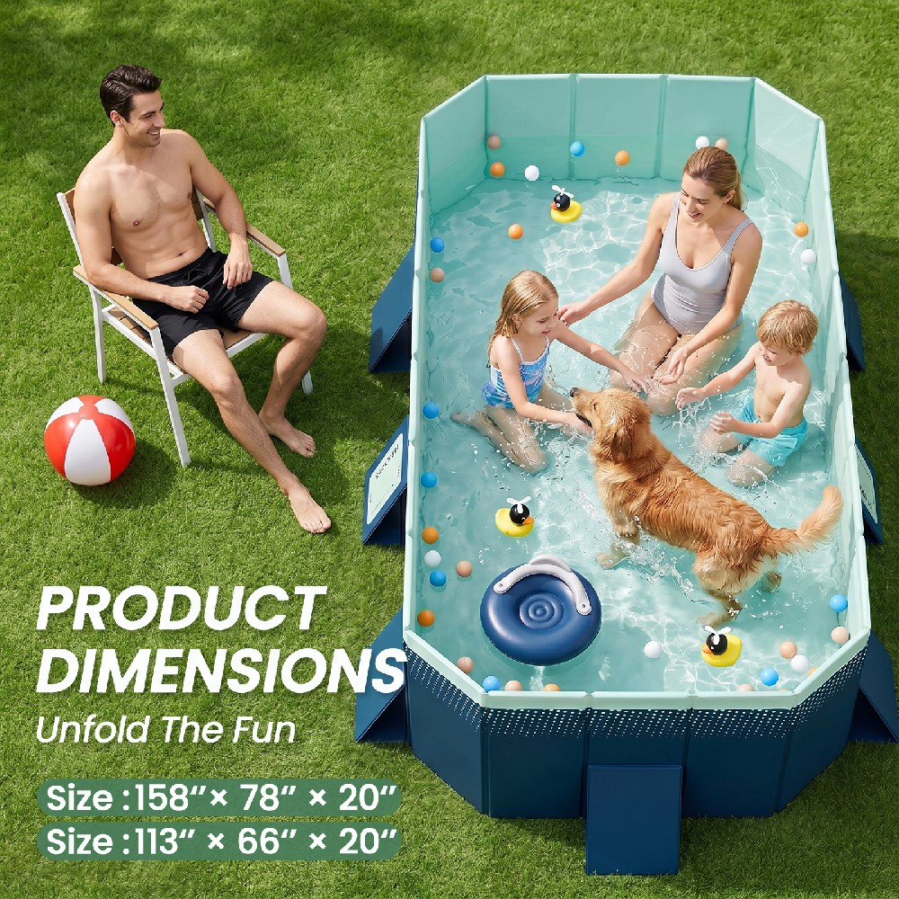 4m/3m Foldable Large Rectangul – Kids Outdoor Water Bewertung und Preis