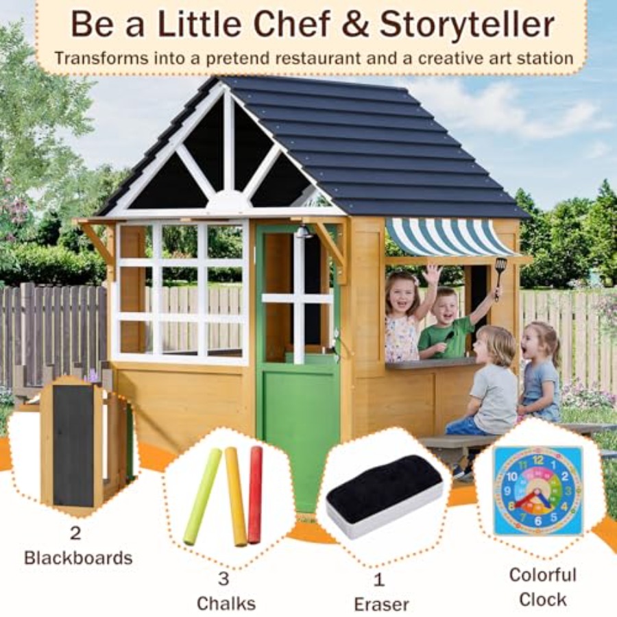 Outdoor play house for kids: w – Kids Outdoor House With Kitchen Bewertung und Preis