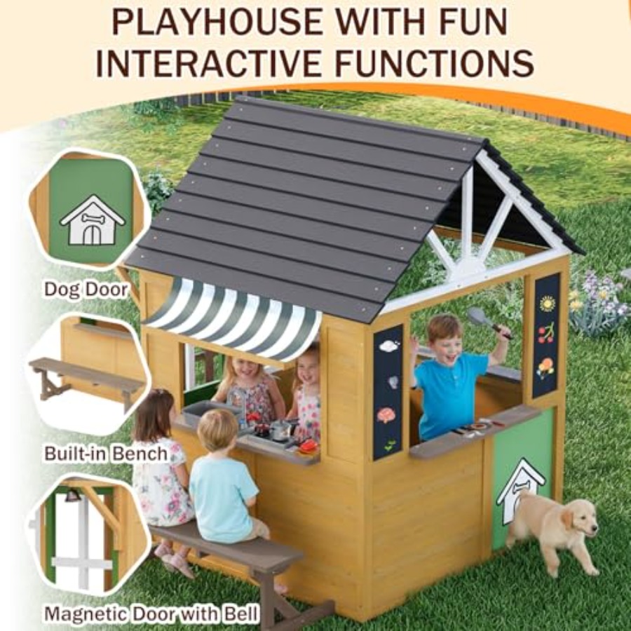 Outdoor play house for kids: w – Kids Outdoor House With Kitchen Bewertung und Preis