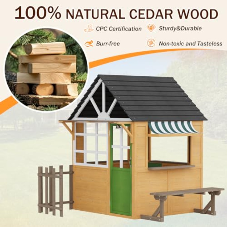 Outdoor play house for kids: w – Kids Outdoor House With Kitchen Bewertung und Preis